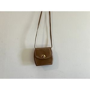 Vintage Frenchy of California Small Leather Crossbody with Clasp
